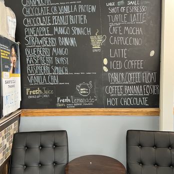 Turtle Leaf Cafe - Smoothie and coffee menu - Juice Bars & Smoothies Near Me - Elmira, New York
