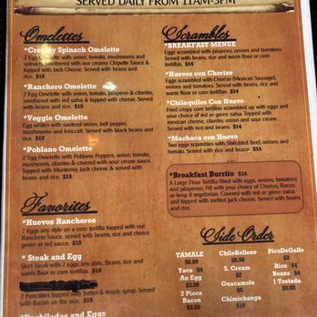 Vaqueros Grill & Cantina - Menu - Mexican Near Me - Jerome, Arizona