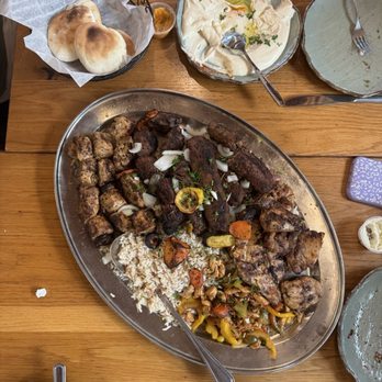 Malek Al Kabob - combo for Four - Mediterranean Near Me - Dearborn, Michigan