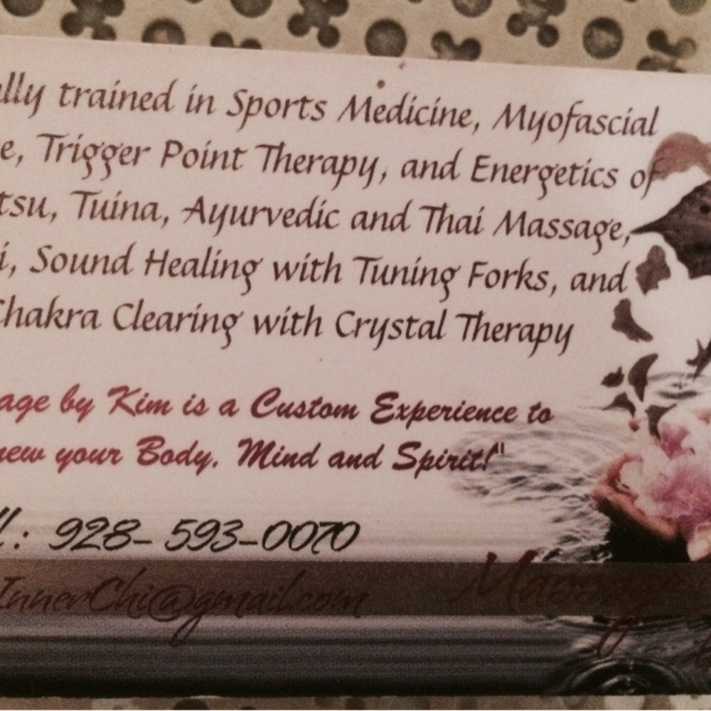 Massage by Kim - Kim's Business Card - Massage Near Me Massage by Kim - Kim's Business Card - Massage Near Me