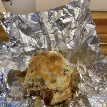 Matt Robbs Biscuits - Sausage cheddar biscuit with bacon and chipotle cream cheese! - Coffee & Tea Near Me - Knoxville, Tennessee Matt Robbs Biscuits - Sausage cheddar biscuit with bacon and chipotle cream cheese! - Coffee & Tea Near Me - Knoxville, Tennessee