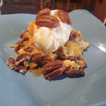 Black Forest Bistro - Some peach cobbler (special) - New American Near Me - Black Forest, Colorado