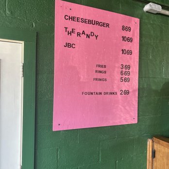 Cheeseburger Randy's - Simple menu.... Love it - Burgers Near Me - Foley, Alabama