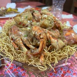信記避風塘海鮮美食 - Lobster noodles