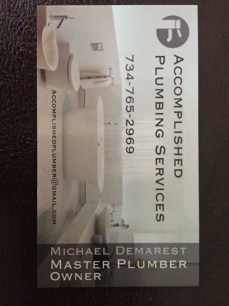 Slide of Accomplished Plumbing Services