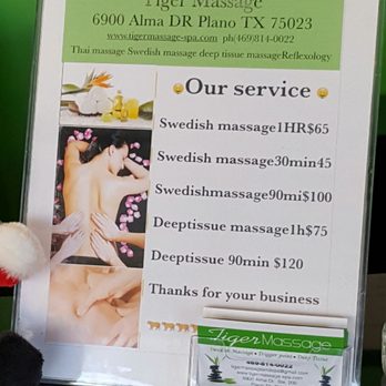 Tiger Massage - Massage Near Me - Plano, Texas Tiger Massage - Massage Near Me - Plano, Texas