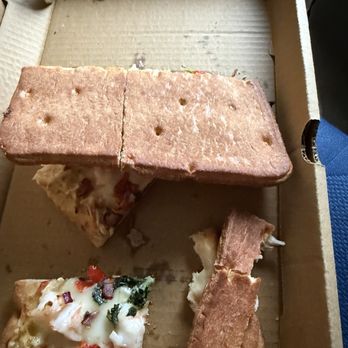The Deck Down Under - Seafood sensation flat bread. - Pizza Near Me - Jerome, Michigan