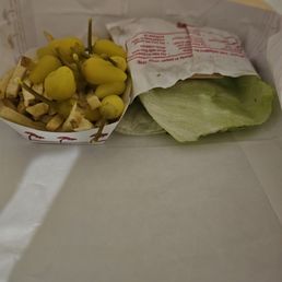 Protein style and French fries