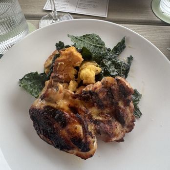 Lloyd’s Full Service - Half chicken with peaches and kale salad - Cocktail Bars Near Me - Cary, North Carolina Lloyd’s Full Service - Half chicken with peaches and kale salad - Cocktail Bars Near Me - Cary, North Carolina