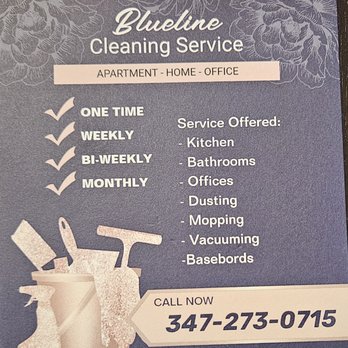 1. Blueline Cleaning Service