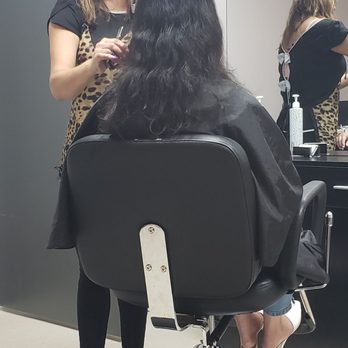 MA Hair Salon - Maria working a quick trim on my wife! - Hair Salons Near Me - Houston, Texas MA Hair Salon - Maria working a quick trim on my wife! - Hair Salons Near Me - Houston, Texas