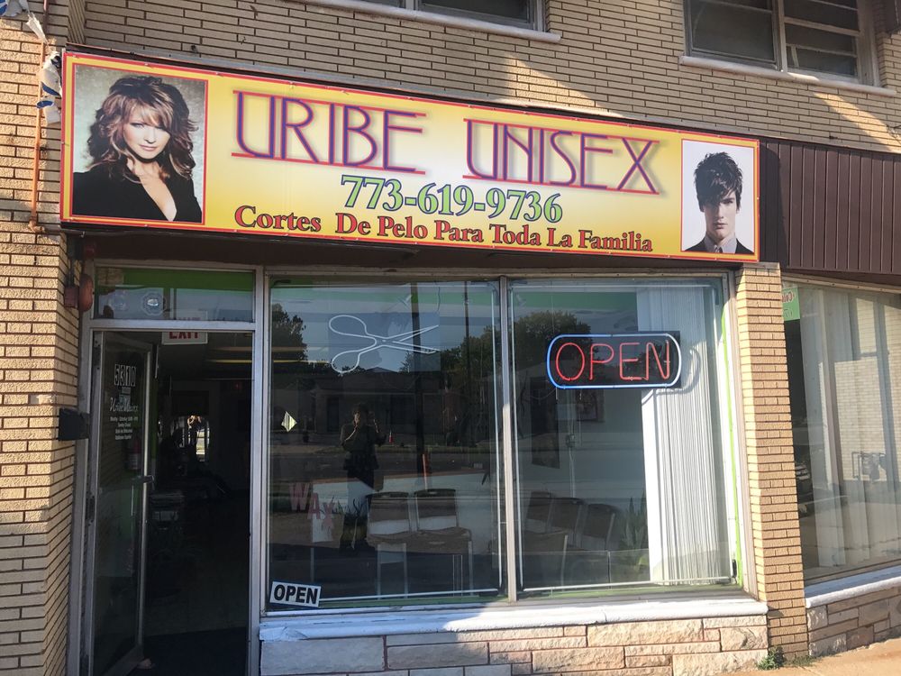 Uribe Unisex Hair Salon Logo