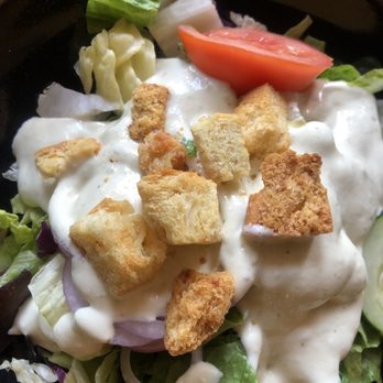 Castle Cafe - House salad-- ranch was wonderful! - Bars Near Me - Castle Rock, Colorado
