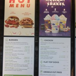 Menu board, circa Nov 2023. Menu board, circa Nov 2023.