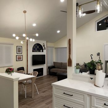 Bay Home Remodeling - View of the living room from the kitchen - General Contractors Near Me - Orinda, California Bay Home Remodeling - View of the living room from the kitchen - General Contractors Near Me - Orinda, California