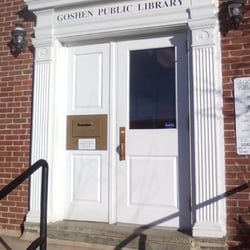 Goshen Public Library - The front door!  (As an FYI)