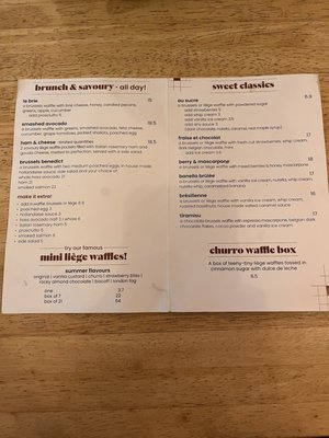 Menu photo 2 Nero Waffles Vancouver, BC Menu photo 2 Nero Waffles Vancouver, BC