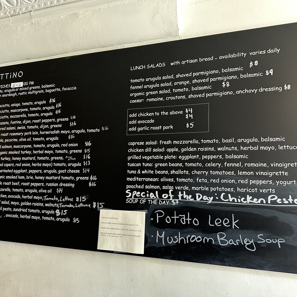 Bottino Take-Out - Menu - Sandwiches Near Me - New York, New York