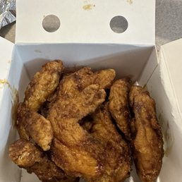 The soy garlic chicken wings. Great crunch and very tasty!