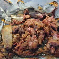 Rick's Barbeque - There nasty gross ribs