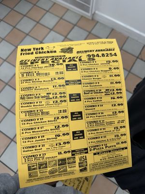 Menu photo 2 New York Fried Chicken Holland, MI Menu photo 2 New York Fried Chicken Holland, MI