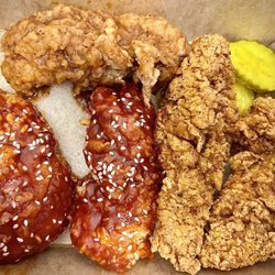 Hot Chicks House of Chicken - Best chicken tenders I've ever had, and I've tried many.