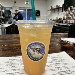 Perks Espresso & Deli - Orange blossom Lotus drink