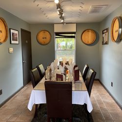 Mayo Family Winery Reserve Room - Private dining in their tasting room at the Mayo Family Winery Reserve Room in Kenwood.
