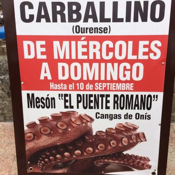 Mesón Puente Romano - Publicidad - Diners Near Me - El Puente, O