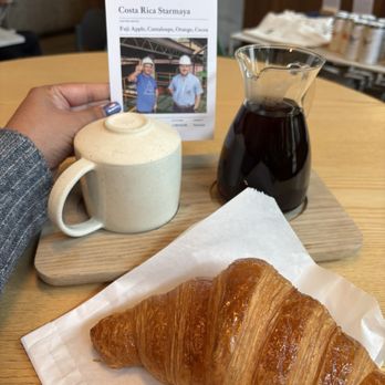Fulcrum Café - Pour over and croissant - Coffee & Tea Near Me - Seattle, Washington