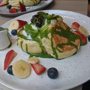 Hanabusa Cafe - Matcha Souffle Pancake - Pancakes Near Me - Chicago, Illinois Hanabusa Cafe - Matcha Souffle Pancake - Pancakes Near Me - Chicago, Illinois
