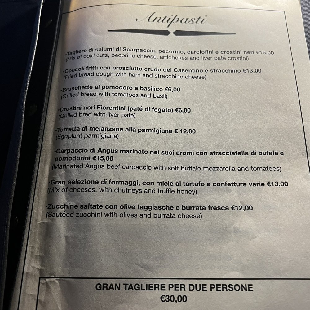 Osteria Ganino - Menu - Tuscan Near Me - Florence, FI Osteria Ganino - Menu - Tuscan Near Me - Florence, FI