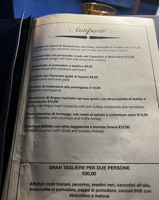 Menu photo 2 Osteria Ganino Florence, FI