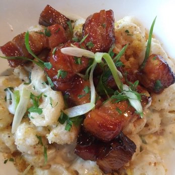 Grassa - Pork belly Mac and cheese $13 - New American Near Me - Portland, Oregon Grassa - Pork belly Mac and cheese $13 - New American Near Me - Portland, Oregon