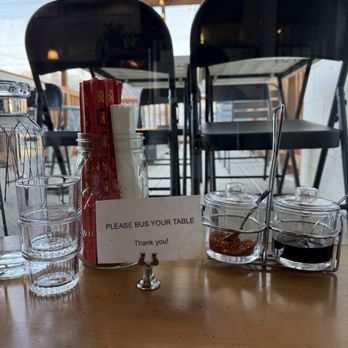 Secret Congee - Please be mindfull and clean up your table - Asian Fusion Near Me - Seattle, Washington
