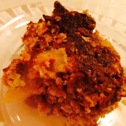 Tarta de Zanahoria - Crumble de pera