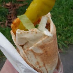 Die Kichererbse - Hab Halloumi-Sandwich bestellt und Falafel-Sandwich bekommen. Trotzdem richtig lecker!