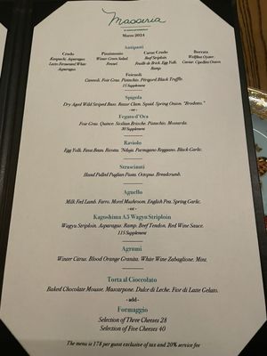 Menu photo 3 Masseria Washington, DC, DC
