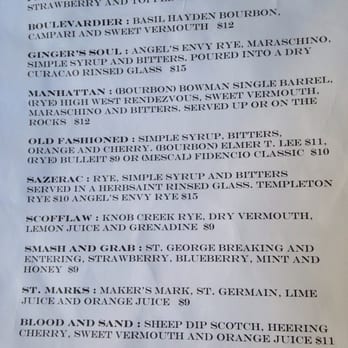 Reserve 101 - Drink menu - Cocktail Bars Near Me - Houston, Texas Reserve 101 - Drink menu - Cocktail Bars Near Me - Houston, Texas