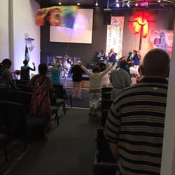 Resurrection & Life Ministries - My uncle Gary getting his praise on.