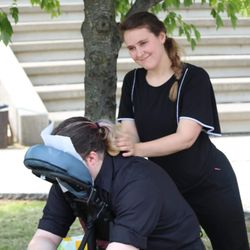 Healing Path Massage - Chair massage at the Healing Path Massage office or off site.