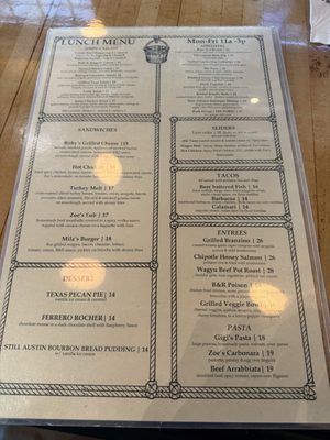 Menu photo 1 Bucket & Rope Dallas, TX