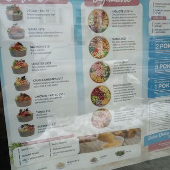 Le Poke Station - Menu - Poke Near Me - Ottawa, Ontario
