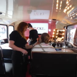 Dublin Fashion Festival - Fashion bus make-up artists