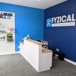 FYZICAL Therapy & Balance Centers - If you are in need of any topical pain creams or other PT equipment, come check out our wellness wall!