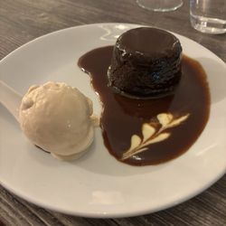 Quay West Restaurant - Sticky toffee pudding and ice cream