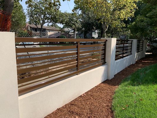 Sliding Gate in Palo Alto - This sliding gate with fence was installed in Palo Alto, modern design looking nice, painted powder coating Sliding Gate in Palo Alto - This sliding gate with fence was installed in Palo Alto, modern design looking nice, painted powder coating