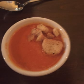 Alchemy - Roasted red pepper soup with goat cheese! Tasty ! - New American Near Me - Murphys, California Alchemy - Roasted red pepper soup with goat cheese! Tasty ! - New American Near Me - Murphys, California