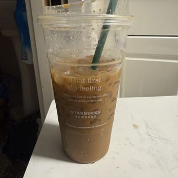 Starbucks - After all the extra ice was dumped out, this is what was left of my $7 drink. - Coffee & Tea Near Me - Vancouver, Washington Starbucks - After all the extra ice was dumped out, this is what was left of my $7 drink. - Coffee & Tea Near Me - Vancouver, Washington