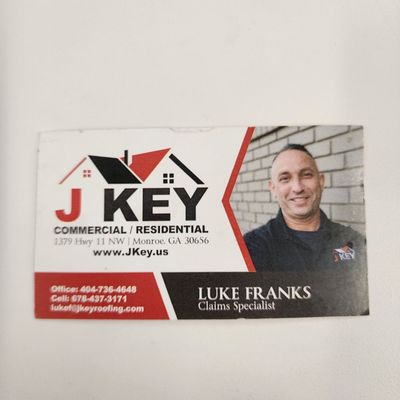 J Key Roofing Logo